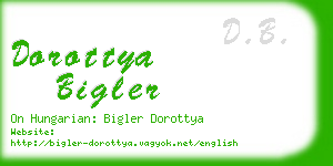 dorottya bigler business card